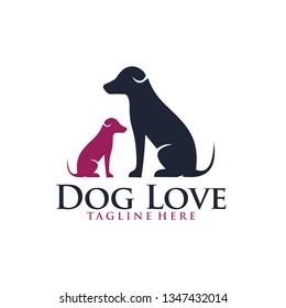 dog logo icon pet shop