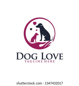 dog logo icon pet shop