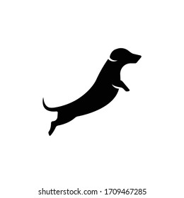 Dog logo icon vector illustration. Eps10.