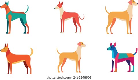             Dog logo icon vector illustration.
