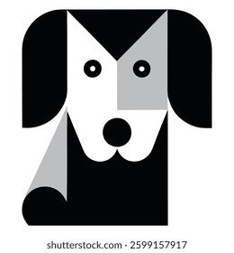 Dog logo icon vector illustration 