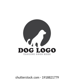 Dog logo icon vector template.