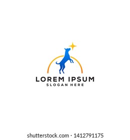 Dog logo, dog illustration, dog care suitable for vet industry