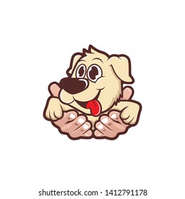 Dog logo, dog illustration, dog care suitable for vet industry