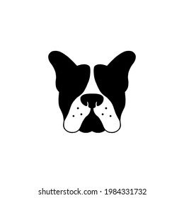dog logo illustration. logo minimalist