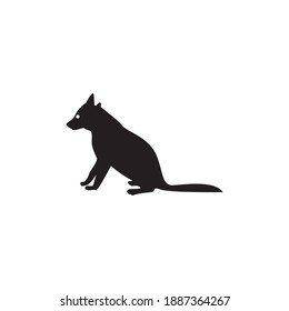 dog logo illustration vector illustration
