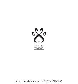 Dog logo illustration vector flat design 