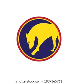 dog logo illustration vector icon symbol