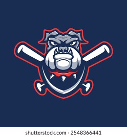 Dog Logo Mascot Sport Baseball Team