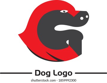 Dog logo for modern company