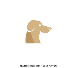 Dog logo pet vector icon 