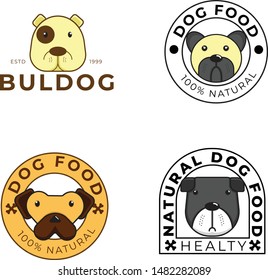Dog logo set. Vector file and editable.