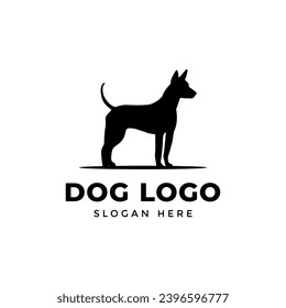 Dog Logo silhouette Vector Illustration