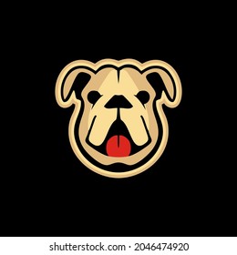 dog logo simple and clean