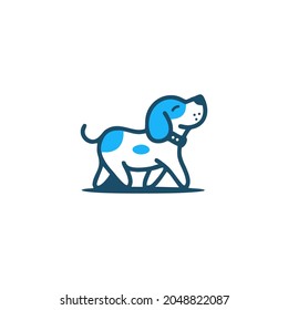 dog logo simple elegance and clean