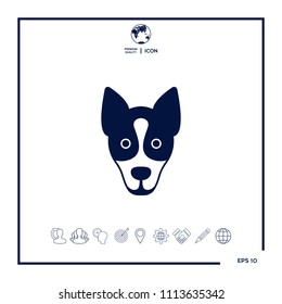 Dog - logo, symbol, protect sign