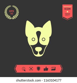 Dog - logo, symbol, protect sign