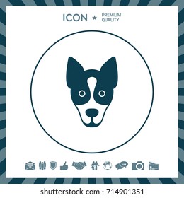 Dog - logo, symbol, protect sign