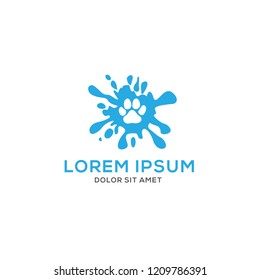 Dog logo template