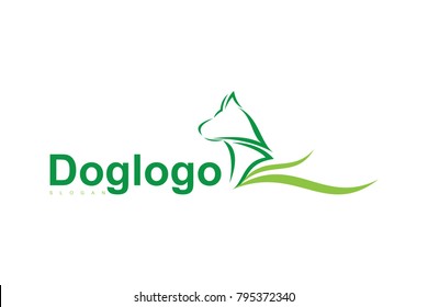 Dog logo template