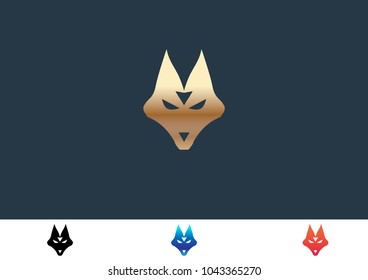 Dog Logo Template Design Vector 