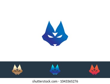Dog Logo Template Design Vector 