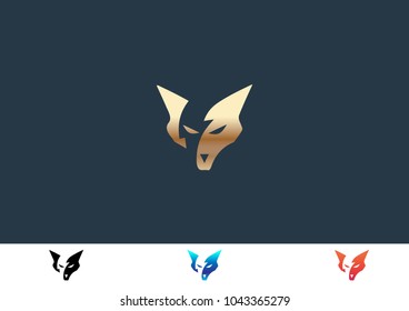 Dog Logo Template Design Vector 