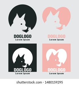 Dog Logo Template Design Vector