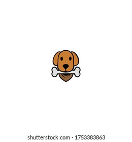 Dog logo template, pet shop poster dog and cat, Veterinary Clinic logo with the image of dog

