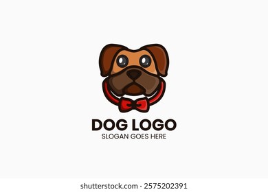 Dog Logo Template. Vector Illustration