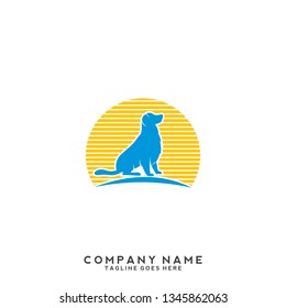 Dog Logo Template. Vector Illustrator