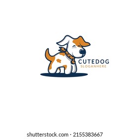 Dog Logo Template. Vector Illustrator Esp.8