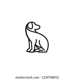 Dog logo vector