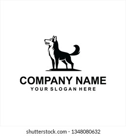 dog logo vector