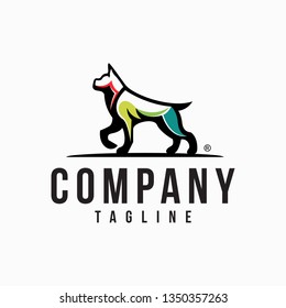 dog logo vector