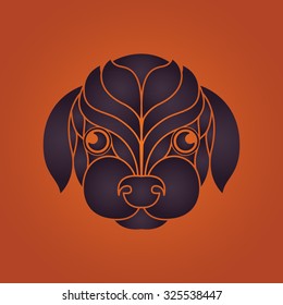 Dog logo vector