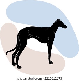 dog logo vector design handmade silhouette