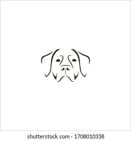 Dog logo vector design templates