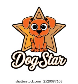Ilustración del eps del Vector del logotipo del perro para el propósito empresarial