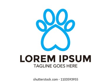 dog logo vector illustration design. line. mono line
