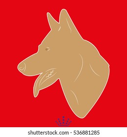 Dog, logo, vector illustration EPS 10