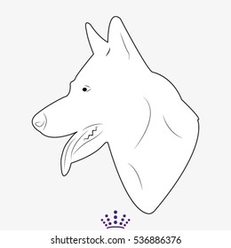 Dog, logo, vector illustration EPS 10