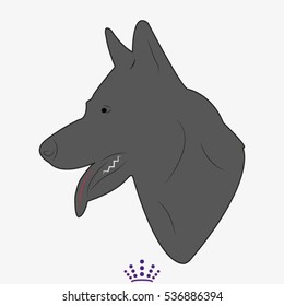 Dog, logo, vector illustration EPS 10