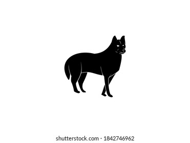 diseño de ilustraciones vectoriales del logotipo del perro