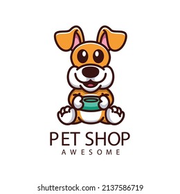 DOG LOGO VECTOR, Pet Store Logo, Dog Store Logo