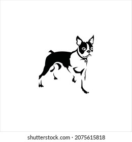 dog logo vector template abstract