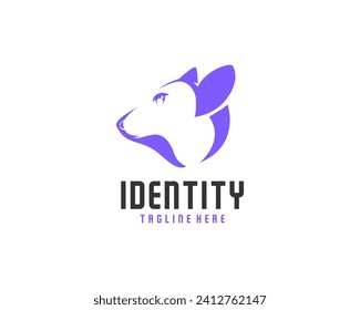dog logo,perfect for a pet or vet related business