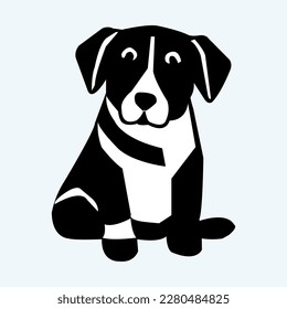 A Dog looks Likes beautiful and eye catching drawings in Vector Art