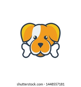 dog lover modern logo vector