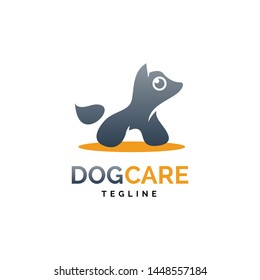 dog lover modern logo vector